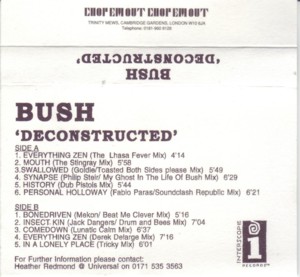 Deconstructed Cassette Promo UK