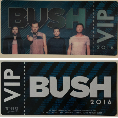 Commemorative Hologram Ticket VIP 2016