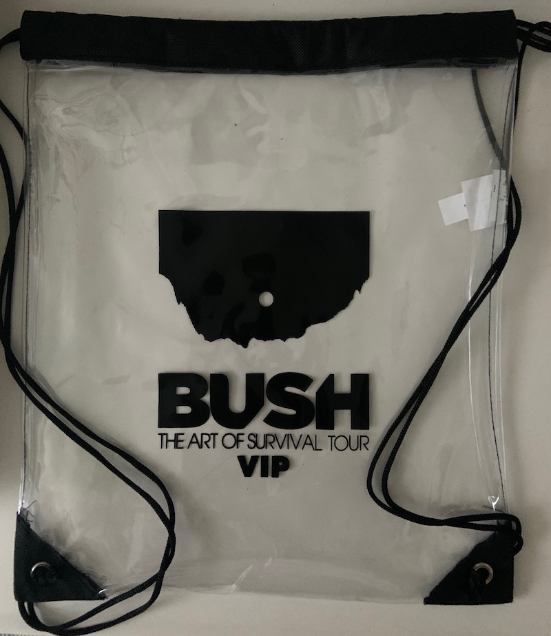Bush The Art of Survival VIP Drawstring Bag 2023