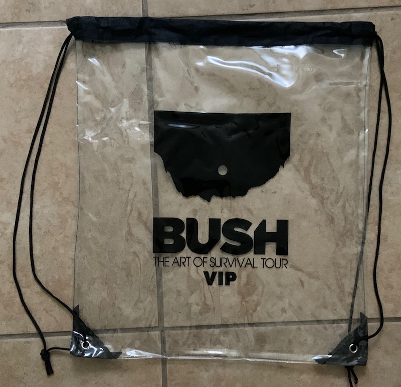 Bush The Art of Survival VIP Large Drawstring Bag 2023