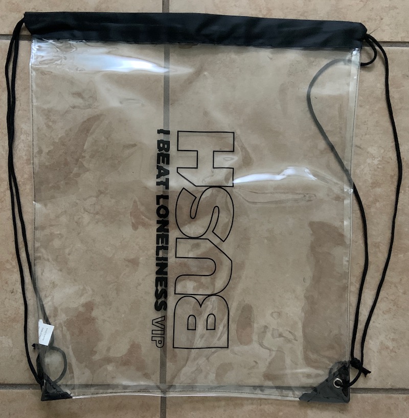 Bush I Beat Loneliness VIP Large Drawstring Bag 2025