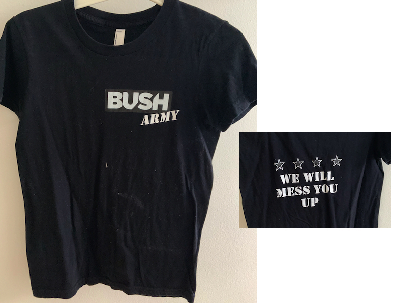 Bush army t-shirt