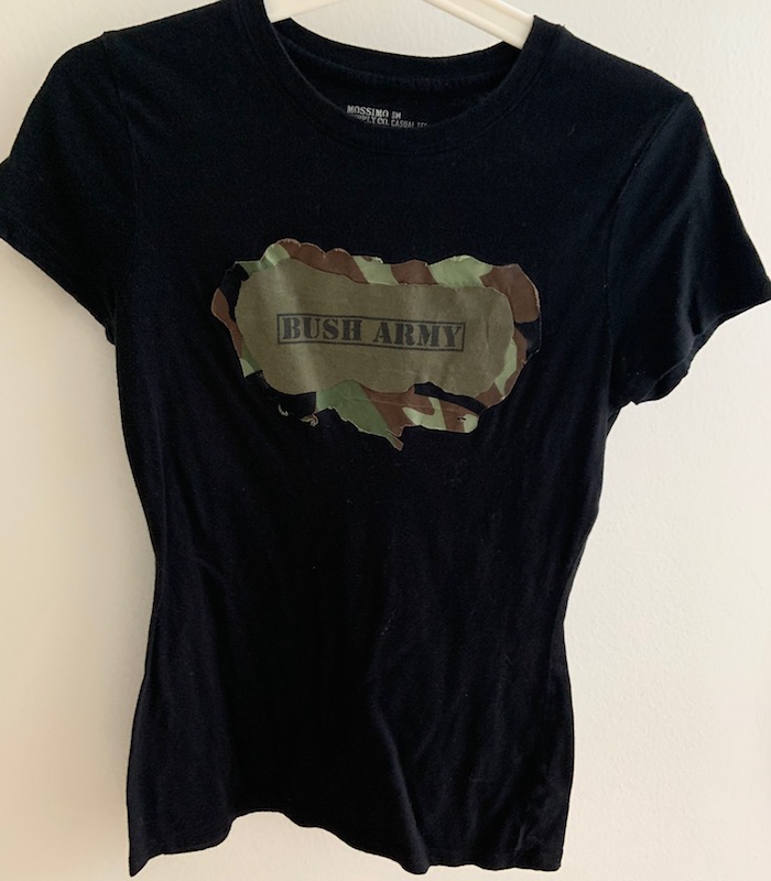Bush army t-shirt