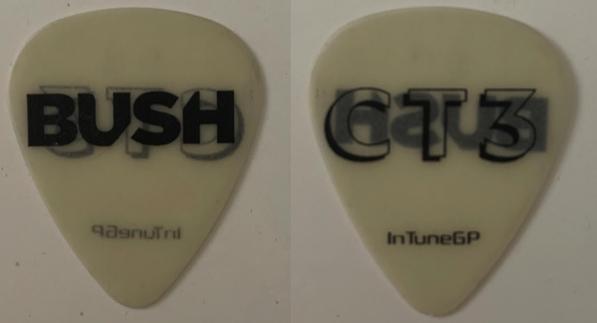 Bush CT3 Chris Traynor Guitar Pick