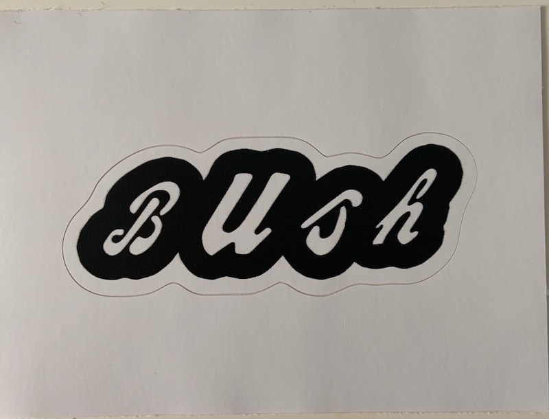 Bush 16stone Logo 2019 Sticker