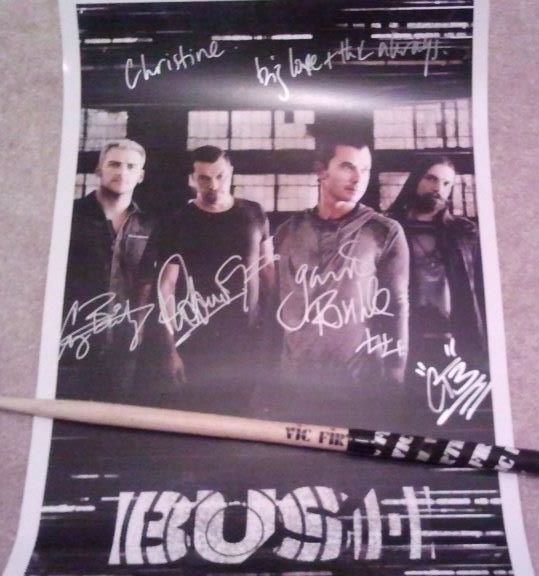 2013 vip signed band poster