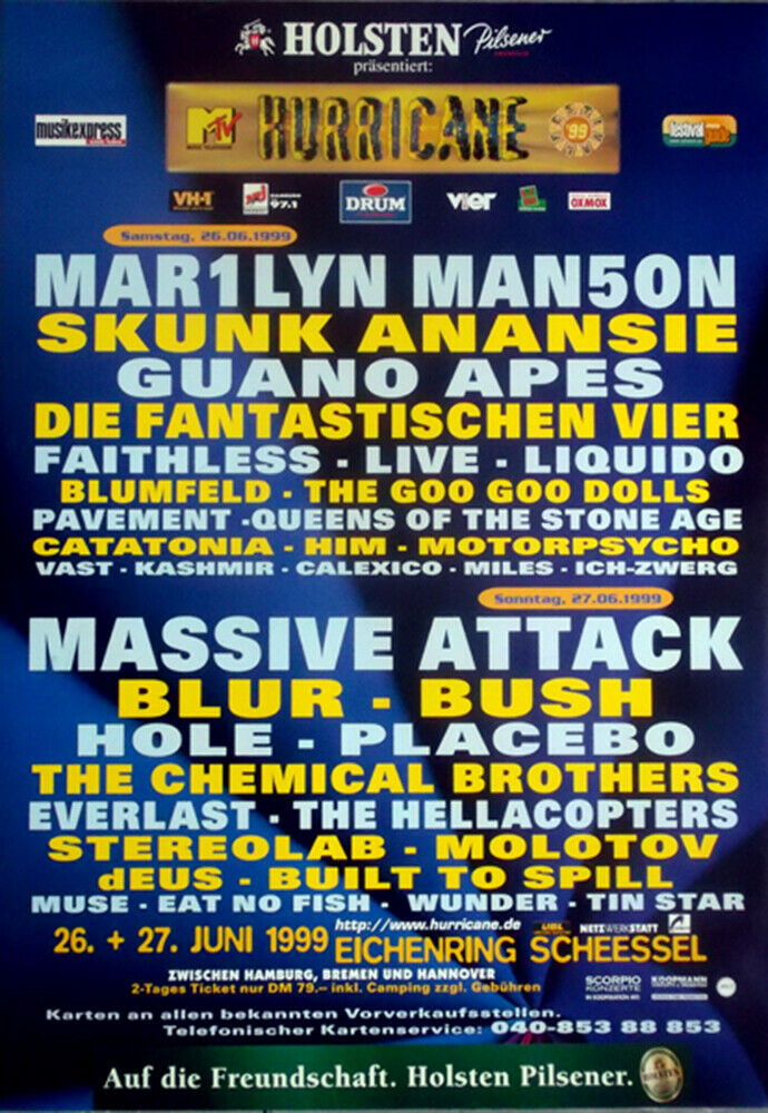 27 June 1999 Hurricane Festival