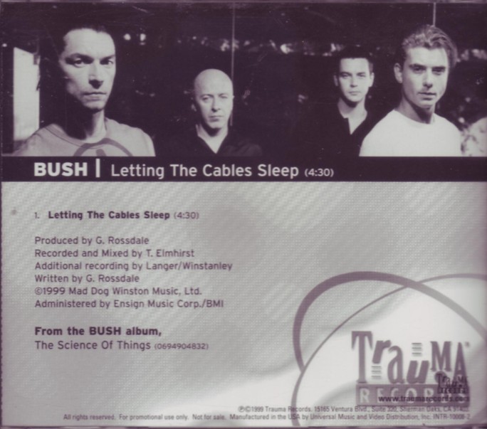 Letting The Cables Sleep Cd