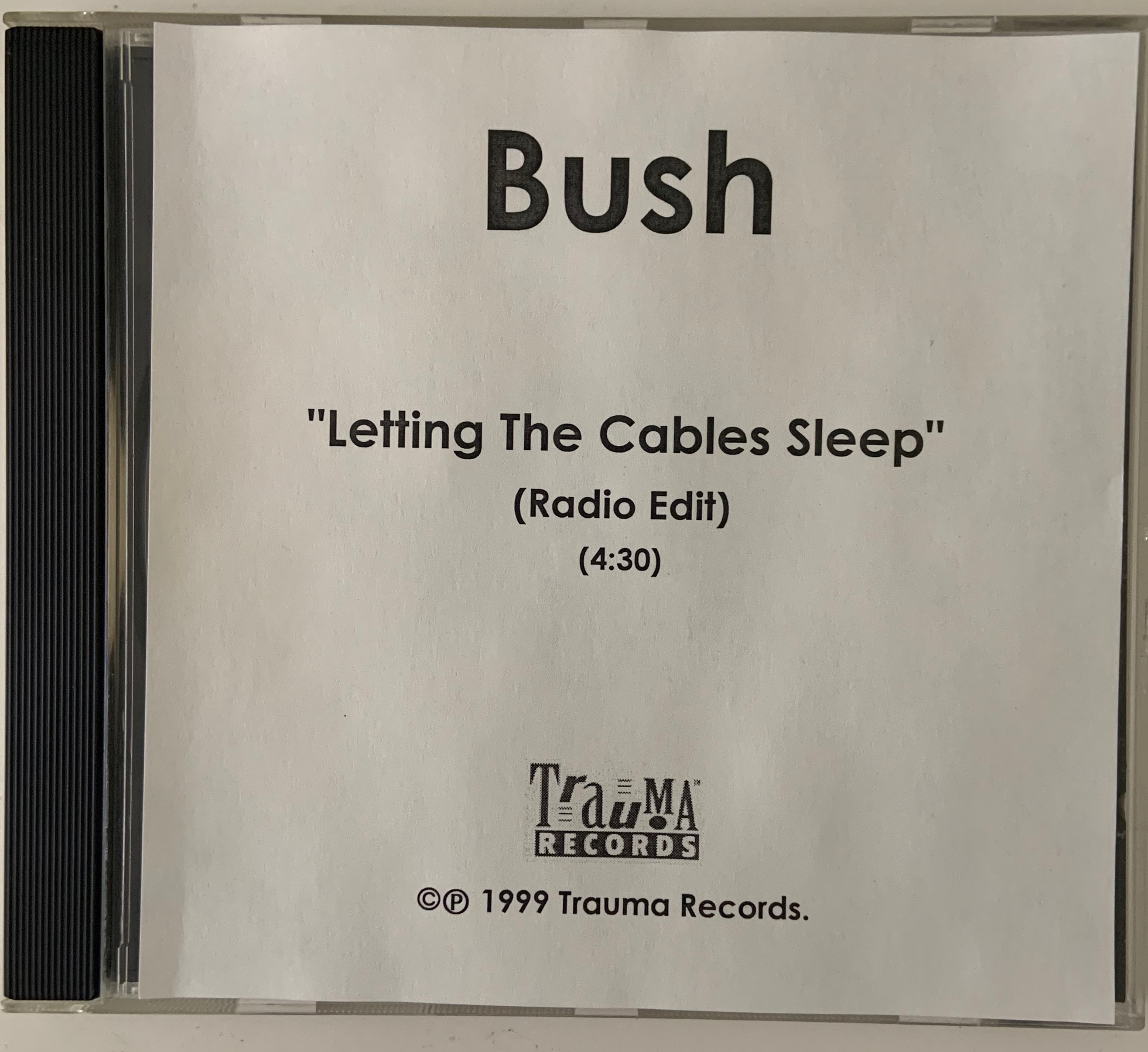 Letting The Cables Sleep Cd