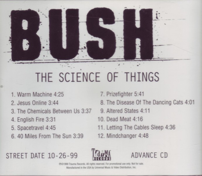 The Science of Things Cd