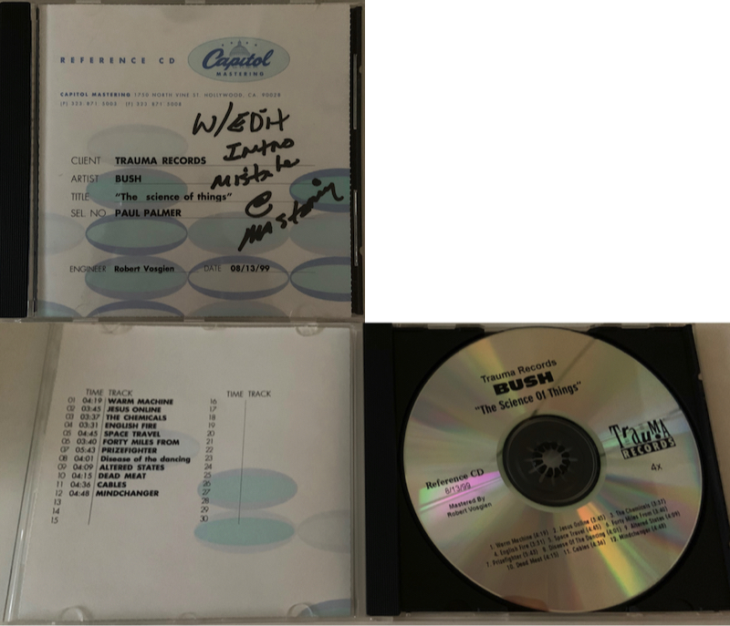 The Science of Things Cd