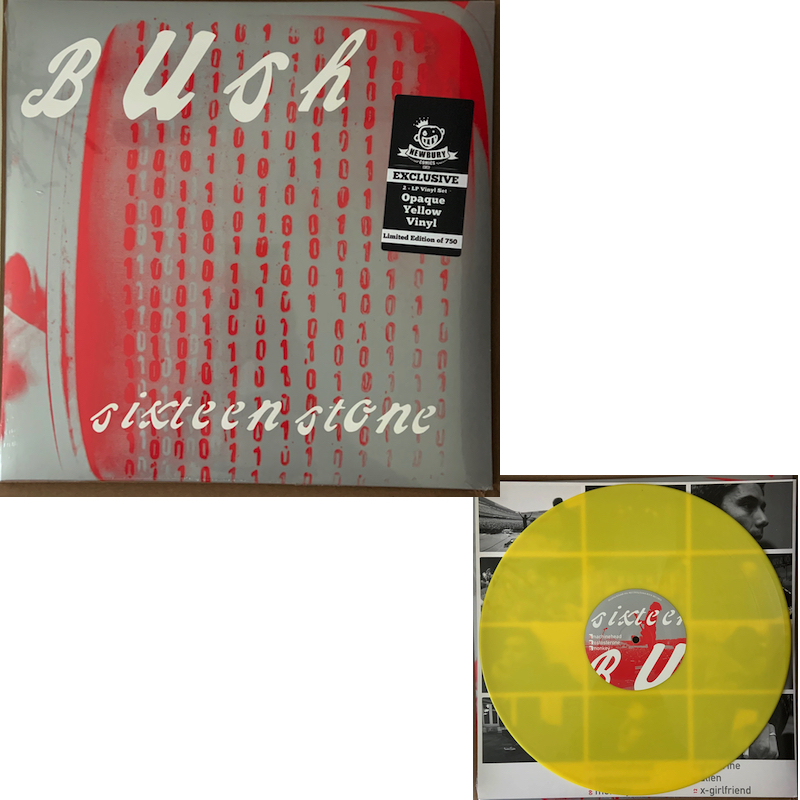 Sixteen Stone Newbury Vinyl Yellow